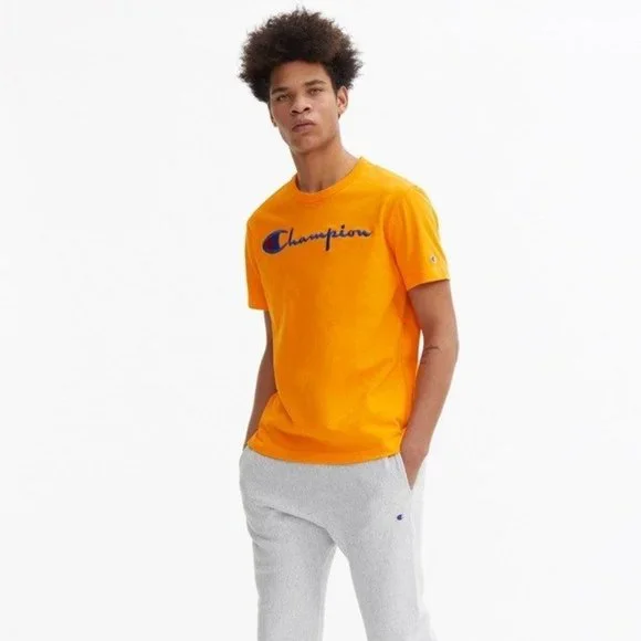 Champion Embroidered Script T-Shirt - Picture 1 of 6